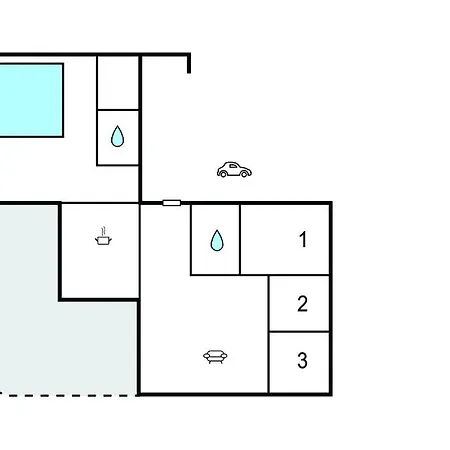 Σπίτι διακοπών Stunning In With Indoor Swimming Pool